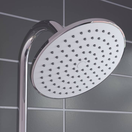 Душевой гарнитур с верхней лейкой, IDDIS Zodiac ZODSB1Fi76, хром